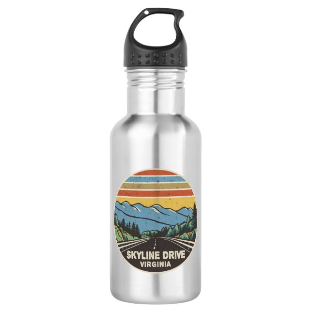 Skyline Drive Shenandoah Virginia Mountains 532 Ml Water Bottle (Front)