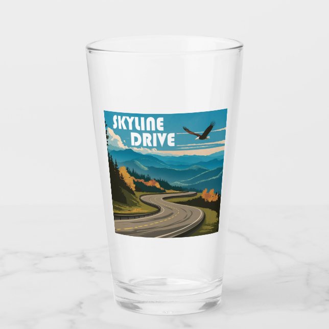 Skyline Drive Virginia Eagle Glass (Front)