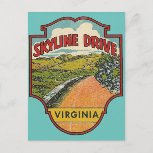 Skyline Drive, Virginia Postcard