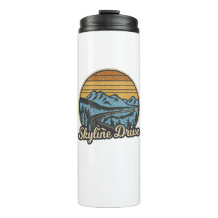 Skyline Drive Virginia Retro Thermal Tumbler