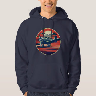 Skyline Explorer: Vintage Aviation Hoodie