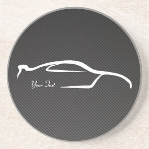 Skyline Faux Carbon Fibre Coaster