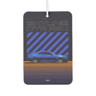 Skyline GT-R R34 Bayside Blue  Air Freshener