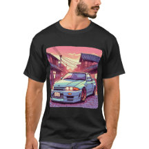Skyline GTR32 Car in Japanese Town