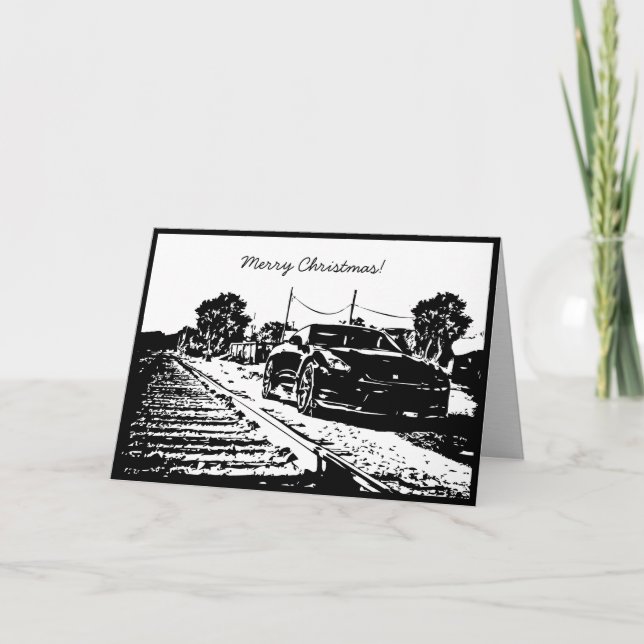 Skyline GTR Christmas Holiday Card (Front)