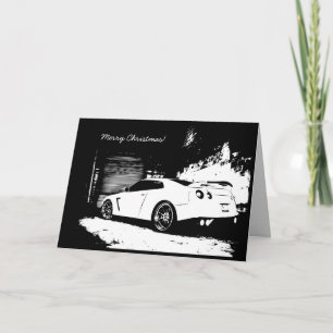Skyline GTR Christmas Holiday Card