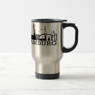 Skyline Hamburg Travel Mug