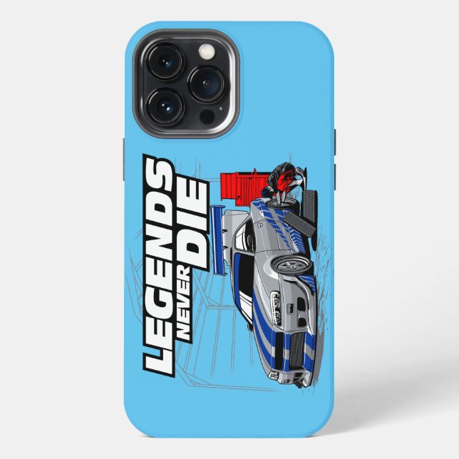 SKYLINE LEGENDS NEVER DIE! iPhone CASE (Back)