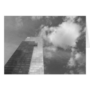 Skyline & Nuages - Noir, carte