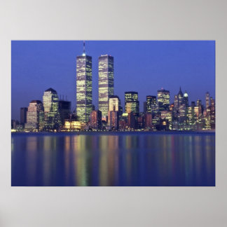 Skyline NYC with World Trade Centre Poster