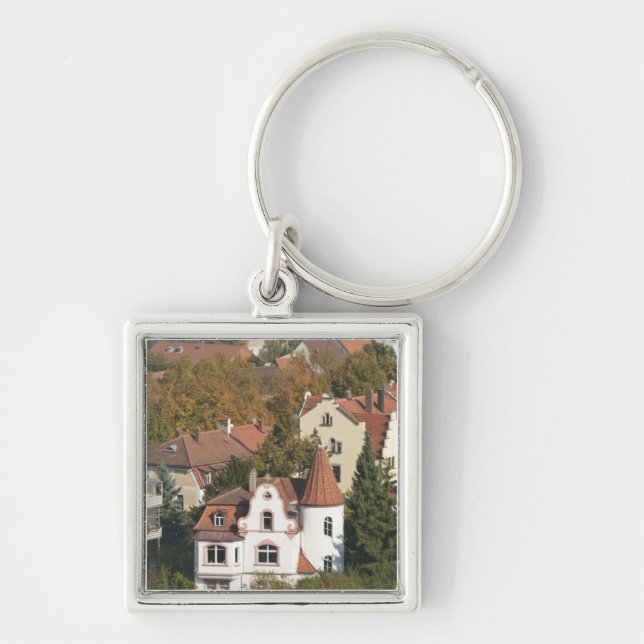Skyline of Bamberg, Germany Keychain (Front)