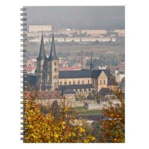 Skyline of Bamberg, Germany Notebook