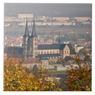 Skyline of Bamberg, Germany Tile