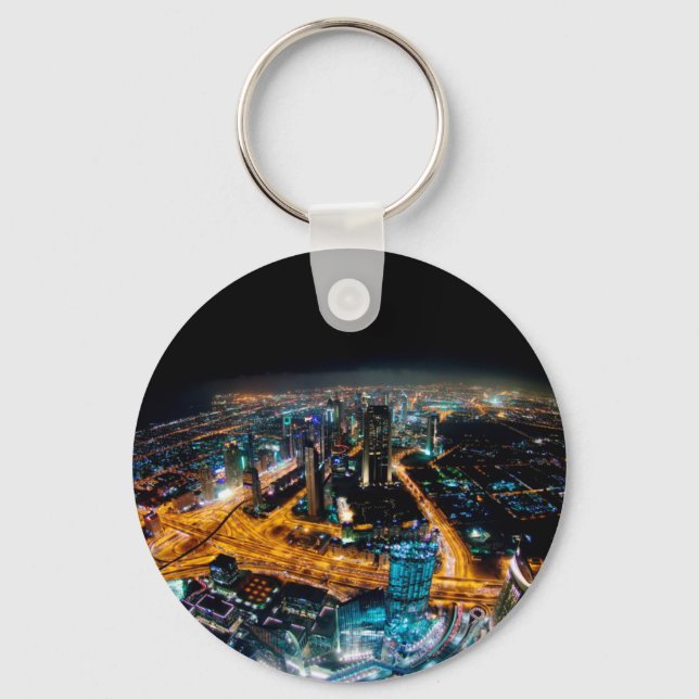 Skyline of Dubai Keychain (Front)