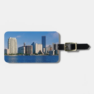 Skyline of Miami, Florida Luggage Tag