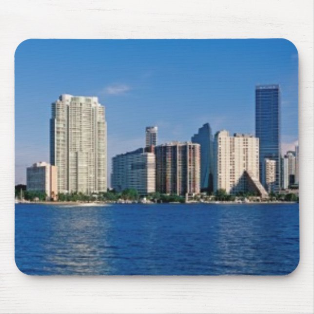 Skyline of Miami, Florida Mouse Pad (Front)
