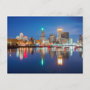 Skyline of Providence, RI Postcard