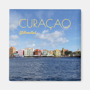 Skyline of Willemstad (customizable) Magnet