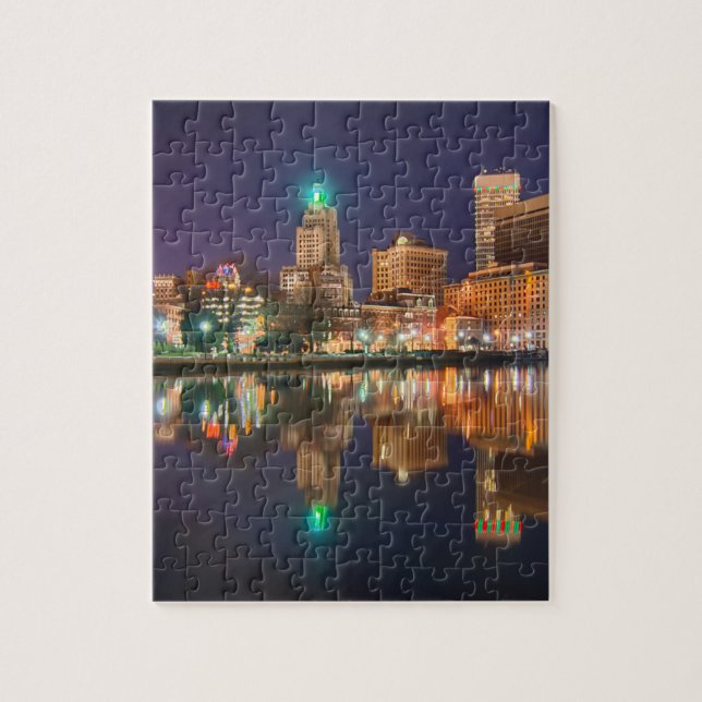 Skyline Providence Rhode Island Jigsaw Puzzle (Vertical)