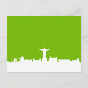 Skyline Rio de Janeiro Postcard