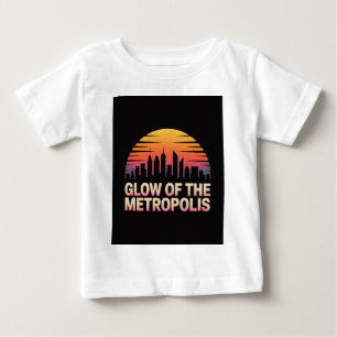 Skyline Silhouette Nights New York City Baby T-Shirt
