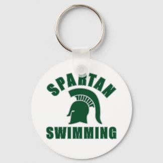 Skyline Spartan Swimming Keychain