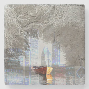 Skyline Stone Coaster