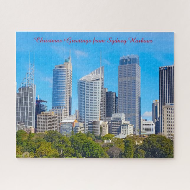 Skyline Sydney Harbor Australia Jigsaw Puzzle (Horizontal)