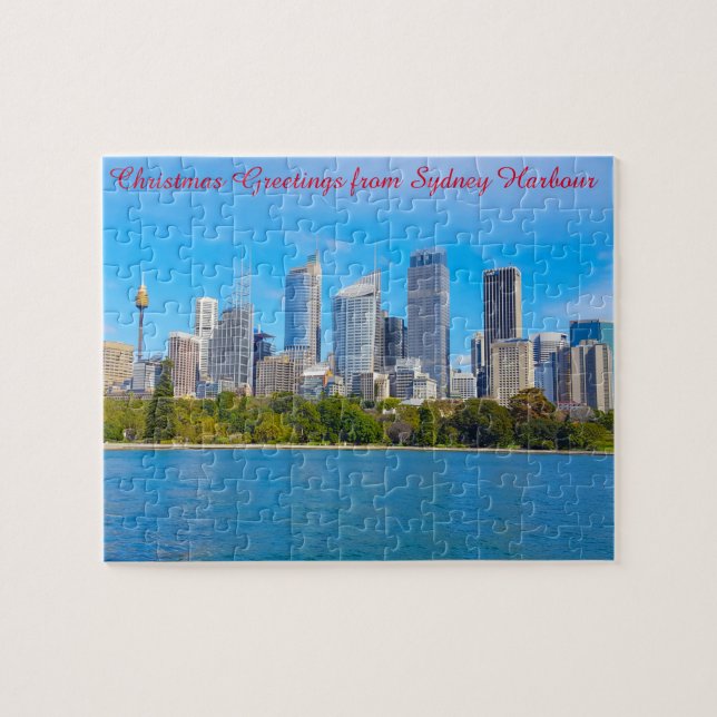 Skyline Sydney Harbour Australie Jigsaw Puzzle (Horizontal)
