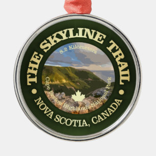 Skyline Trail (Nova Scotia) Metal Ornament