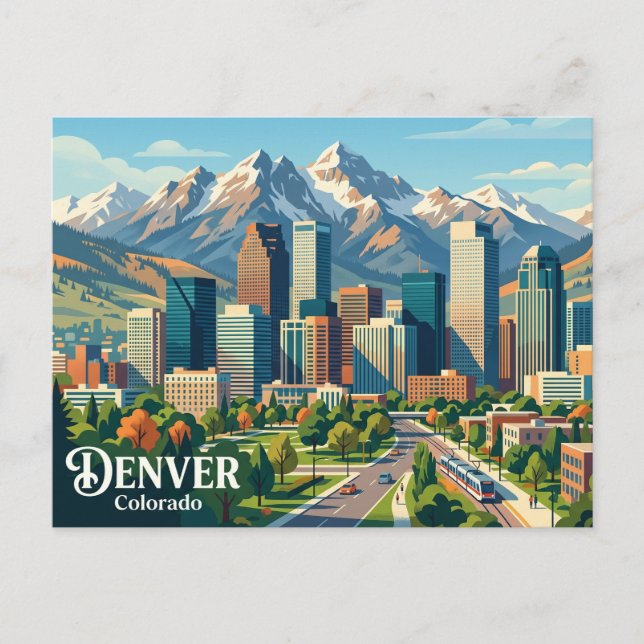 Skyline USA Postcard (Front)