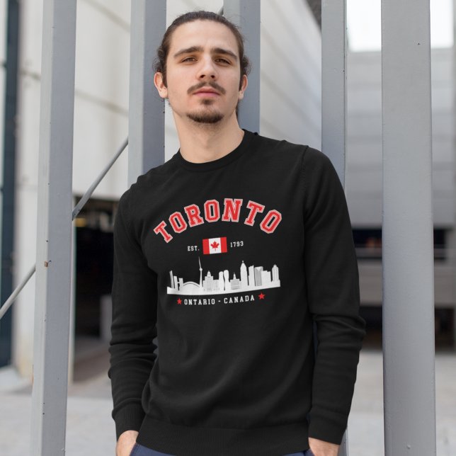 Skyline View of Toronto, Canada Sweatshirt (Creator Uploaded)