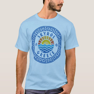 Skyros Island, Greece - Light Blue Men's T-Shirt