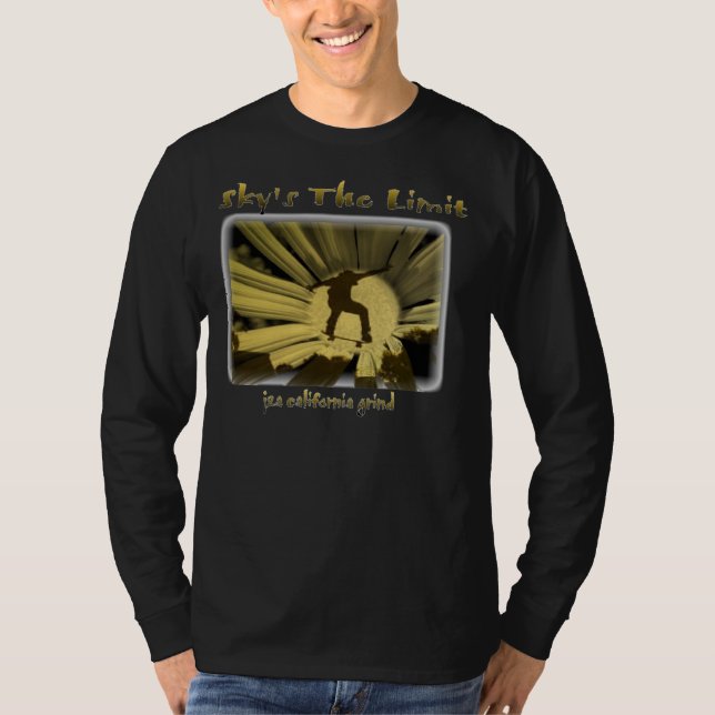 Sky's The Limit Black Long Sleeve Tee (Front)