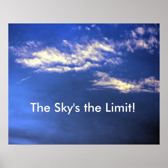 Sky's the Limit Poster (Front)