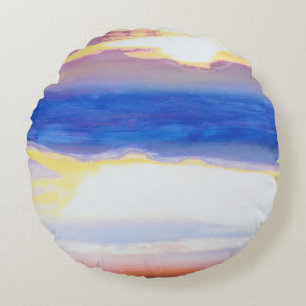 Skyscape Round Pillow