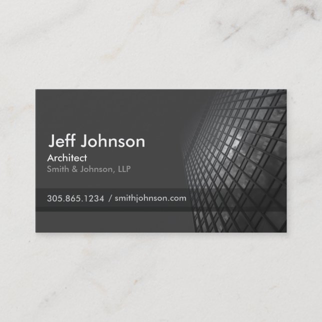 Skyscraper Business Card (Front)