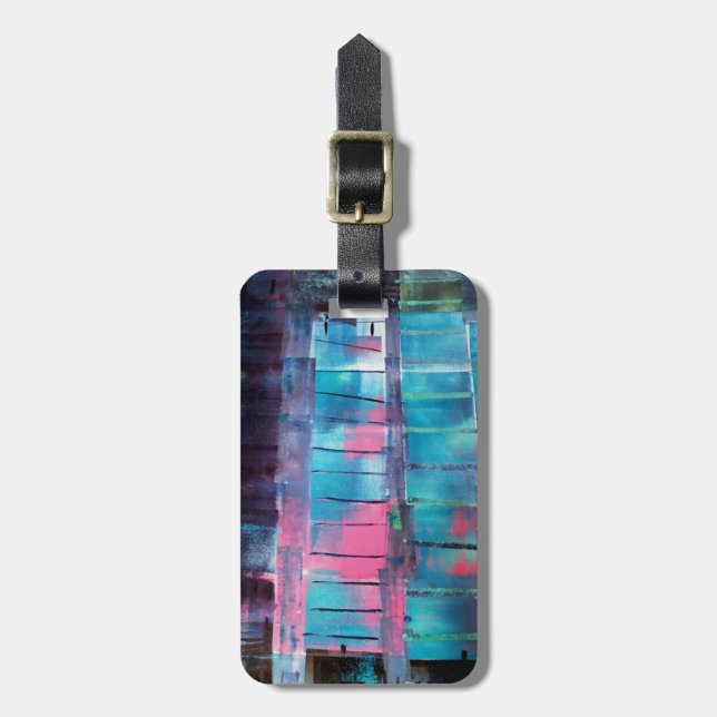 Skyscraper Luggage Tag (Front Vertical)