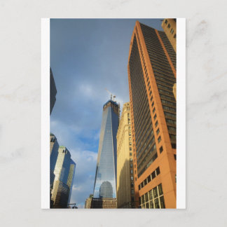 Skyscraper Reflections of New York Postcard