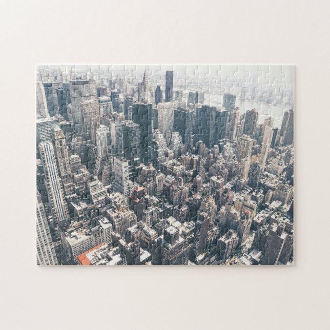 Skyscrapers and Rooftops of New York City Jigsaw Puzzle (Horizontal)