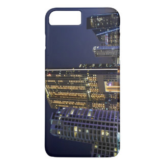 Skyscrapers in Dubai Marina at night Case-Mate iPhone Case