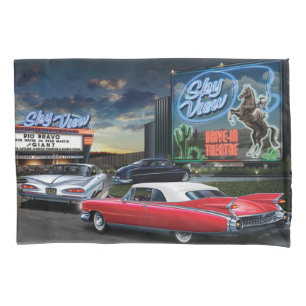 Skyview Drive In 2 Pillowcase
