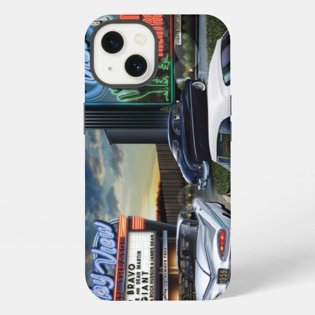 Skyview Drive In iPhone Case (Back)