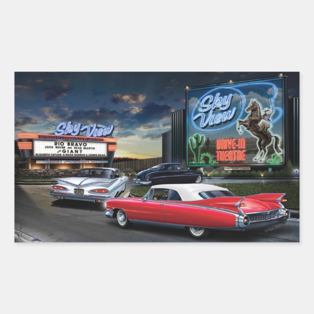 Skyview Drive In Sticker (Front)