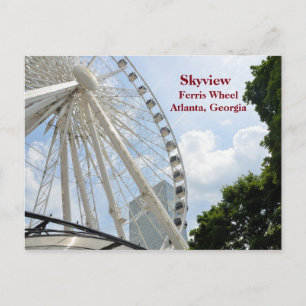 Skyview Ferris Wheel Atlanta, Georgia Postcard
