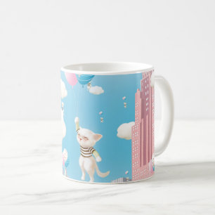 Skyward Bound Kittens Coffee Mug