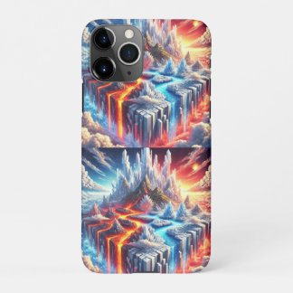 Skyward Clash: The Island of Fire and Ice iPhone 11Pro Case