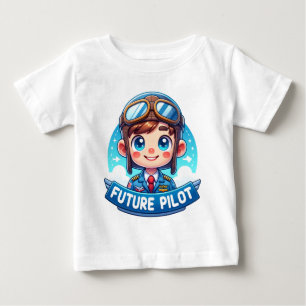 Skyward Dreams: Future Pilot Baby T-Shirt