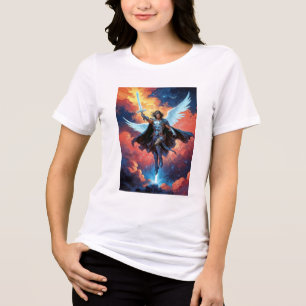 Skywarden Warrior Archangel Michael Tri-Blend Shirt