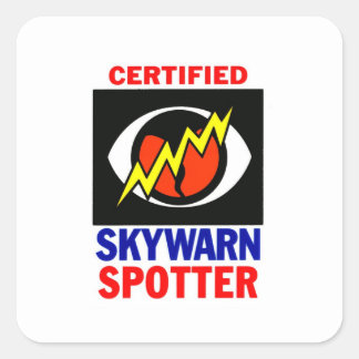 SkyWarn Square Sticker